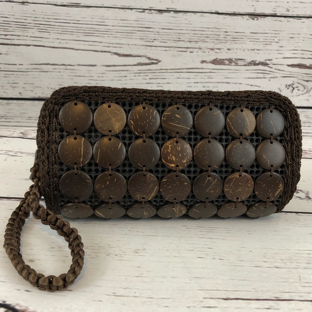 Handcrafted coconut shell Clutch